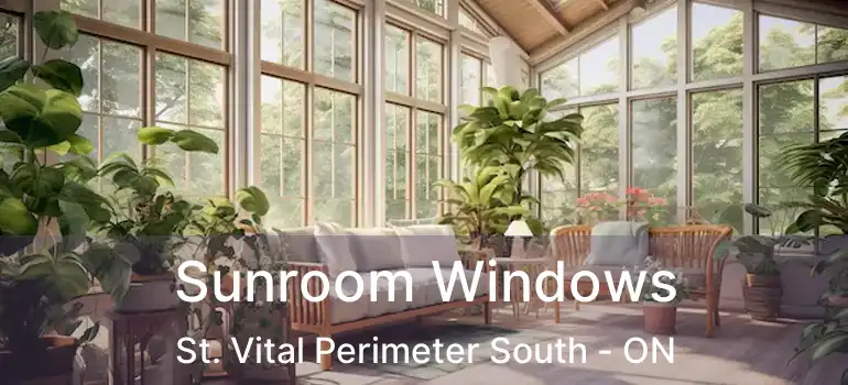  Sunroom Windows St. Vital Perimeter South - ON