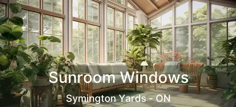 Sunroom Windows Symington Yards - ON