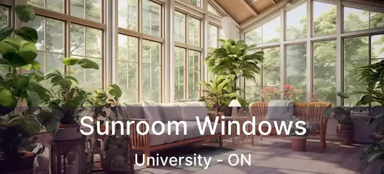  Sunroom Windows University - ON