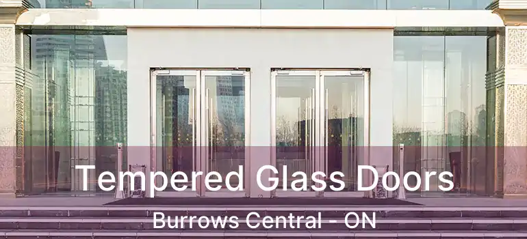  Tempered Glass Doors Burrows Central - ON