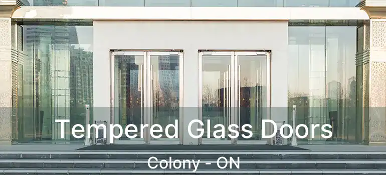  Tempered Glass Doors Colony - ON