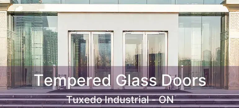  Tempered Glass Doors Tuxedo Industrial - ON