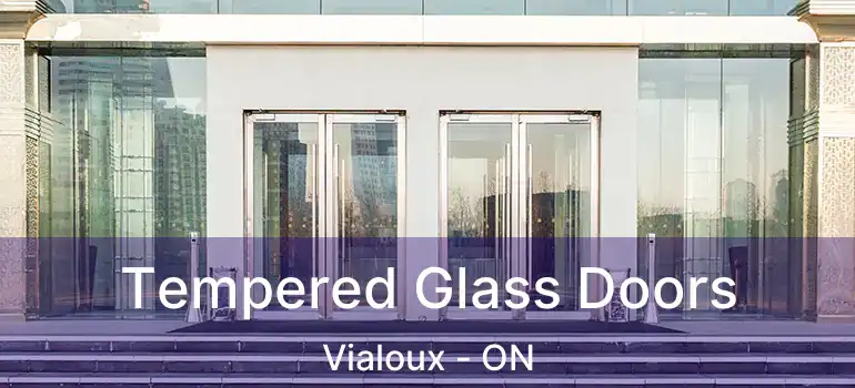  Tempered Glass Doors Vialoux - ON