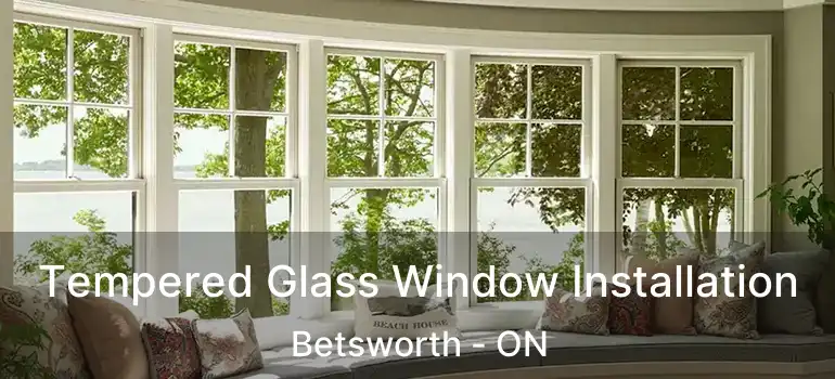  Tempered Glass Window Installation Betsworth - ON