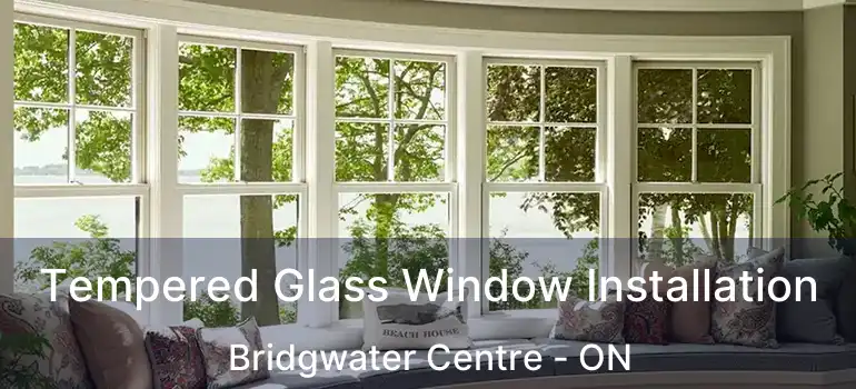  Tempered Glass Window Installation Bridgwater Centre - ON