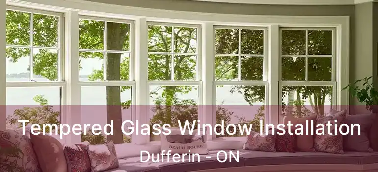  Tempered Glass Window Installation Dufferin - ON