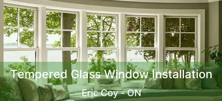  Tempered Glass Window Installation Eric Coy - ON