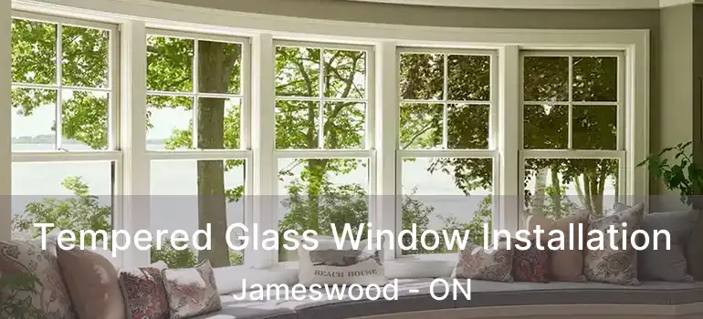  Tempered Glass Window Installation Jameswood - ON