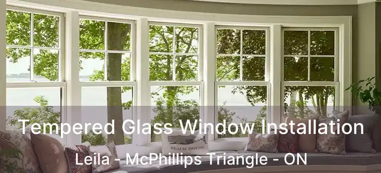 Tempered Glass Window Installation Leila - McPhillips Triangle - ON