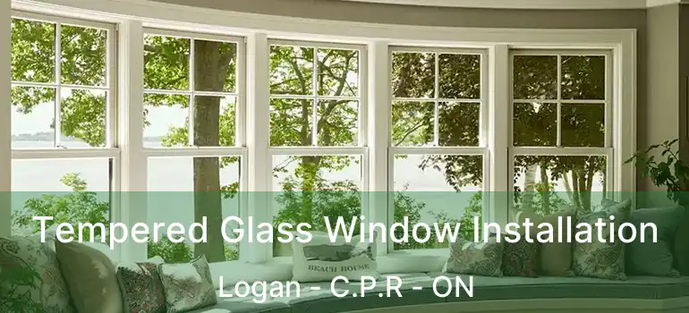  Tempered Glass Window Installation Logan - C.P.R - ON