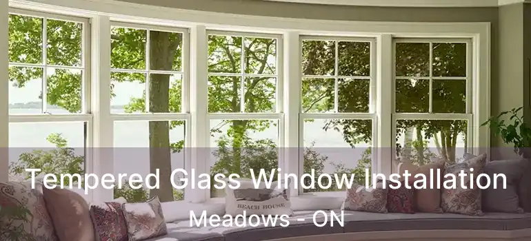  Tempered Glass Window Installation Meadows - ON