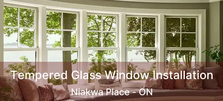  Tempered Glass Window Installation Niakwa Place - ON
