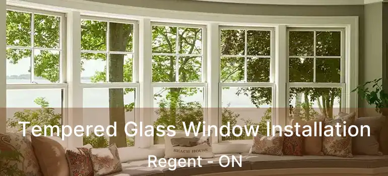  Tempered Glass Window Installation Regent - ON