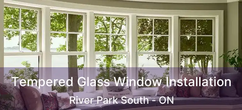  Tempered Glass Window Installation River Park South - ON