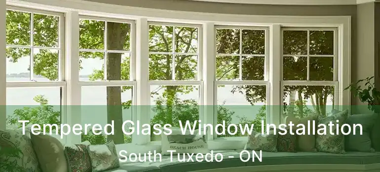 Tempered Glass Window Installation South Tuxedo - ON