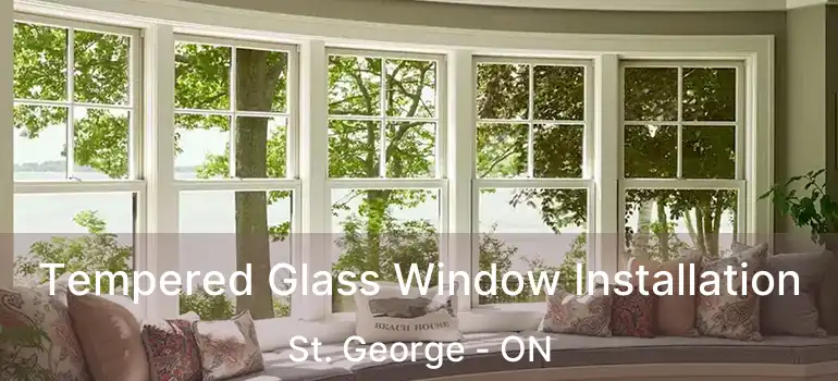  Tempered Glass Window Installation St. George - ON