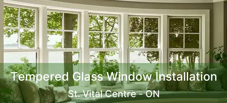  Tempered Glass Window Installation St. Vital Centre - ON
