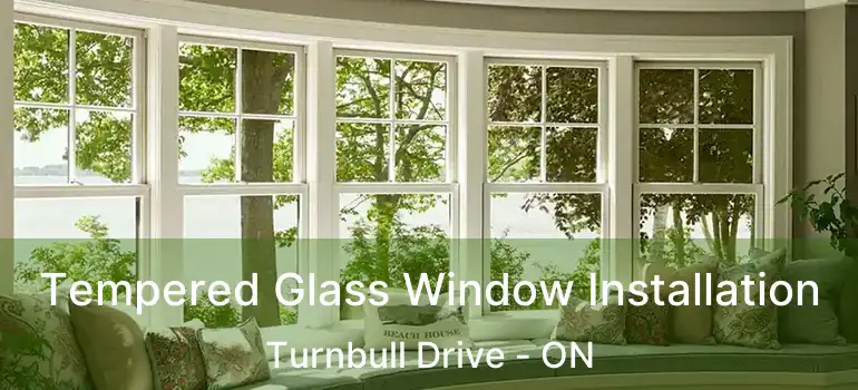  Tempered Glass Window Installation Turnbull Drive - ON