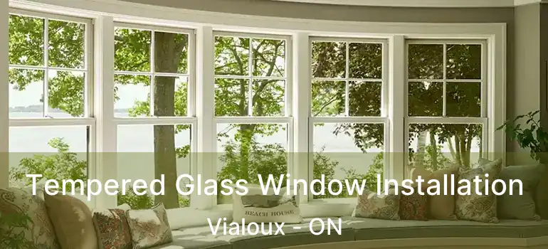  Tempered Glass Window Installation Vialoux - ON