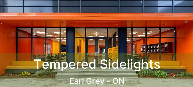  Tempered Sidelights Earl Grey - ON