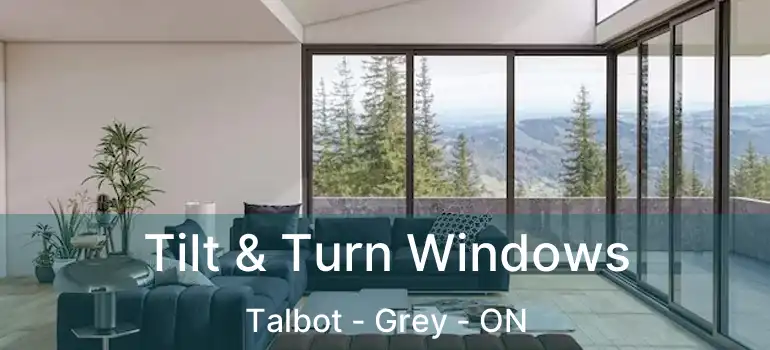  Tilt & Turn Windows Talbot - Grey - ON
