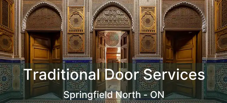  Traditional Door Services Springfield North - ON