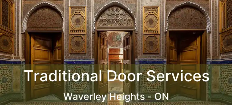  Traditional Door Services Waverley Heights - ON
