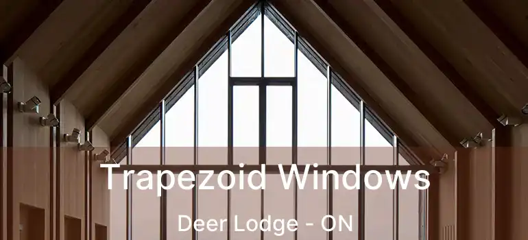  Trapezoid Windows Deer Lodge - ON
