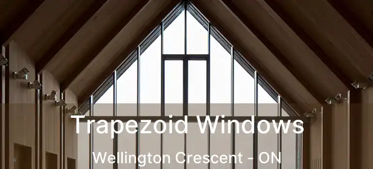  Trapezoid Windows Wellington Crescent - ON
