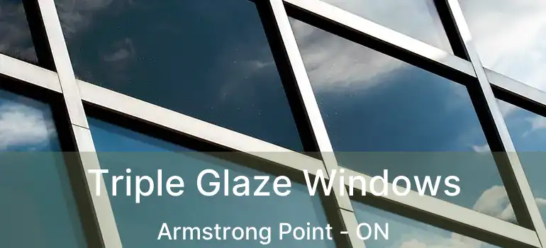  Triple Glaze Windows Armstrong Point - ON
