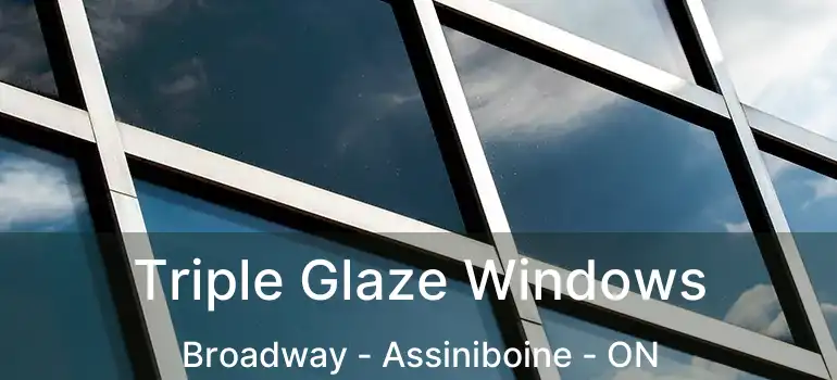  Triple Glaze Windows Broadway - Assiniboine - ON