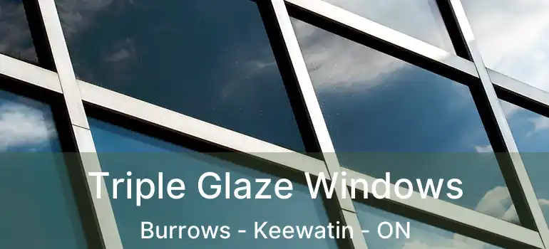  Triple Glaze Windows Burrows - Keewatin - ON