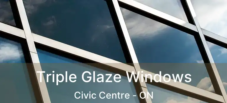  Triple Glaze Windows Civic Centre - ON