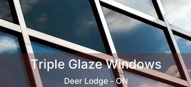  Triple Glaze Windows Deer Lodge - ON