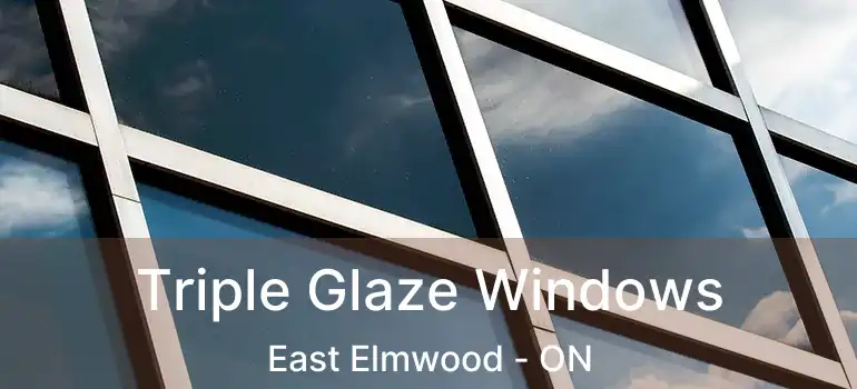  Triple Glaze Windows East Elmwood - ON