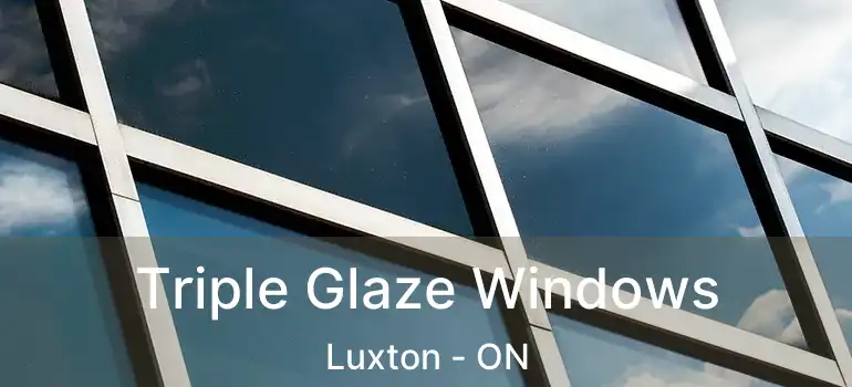  Triple Glaze Windows Luxton - ON