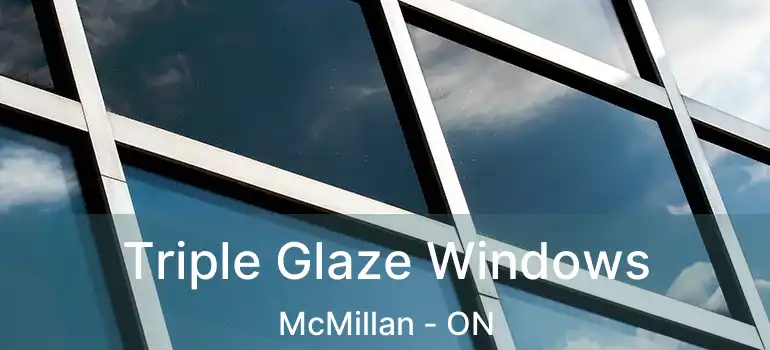  Triple Glaze Windows McMillan - ON
