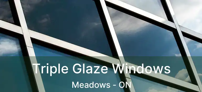  Triple Glaze Windows Meadows - ON