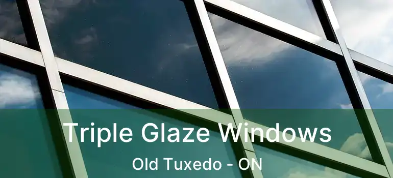  Triple Glaze Windows Old Tuxedo - ON