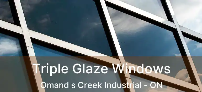  Triple Glaze Windows Omand s Creek Industrial - ON