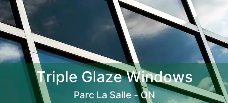  Triple Glaze Windows Parc La Salle - ON