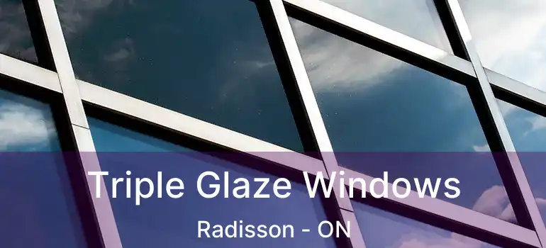  Triple Glaze Windows Radisson - ON