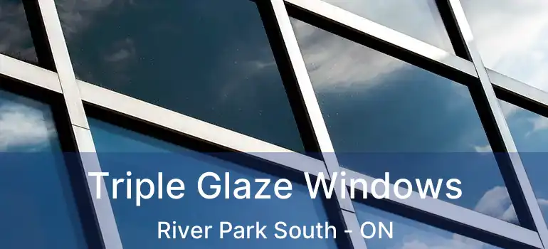  Triple Glaze Windows River Park South - ON