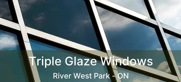  Triple Glaze Windows River West Park - ON