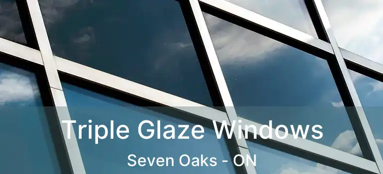  Triple Glaze Windows Seven Oaks - ON