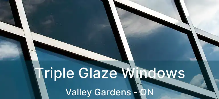  Triple Glaze Windows Valley Gardens - ON