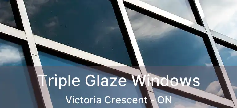  Triple Glaze Windows Victoria Crescent - ON