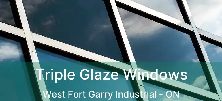  Triple Glaze Windows West Fort Garry Industrial - ON