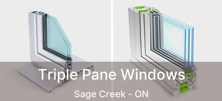  Triple Pane Windows Sage Creek - ON
