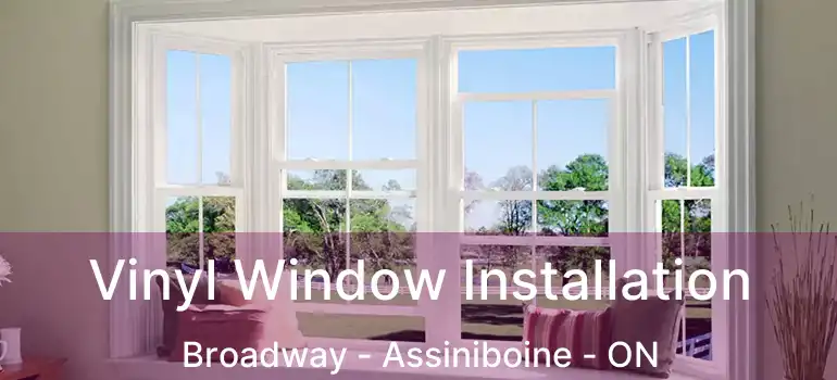  Vinyl Window Installation Broadway - Assiniboine - ON